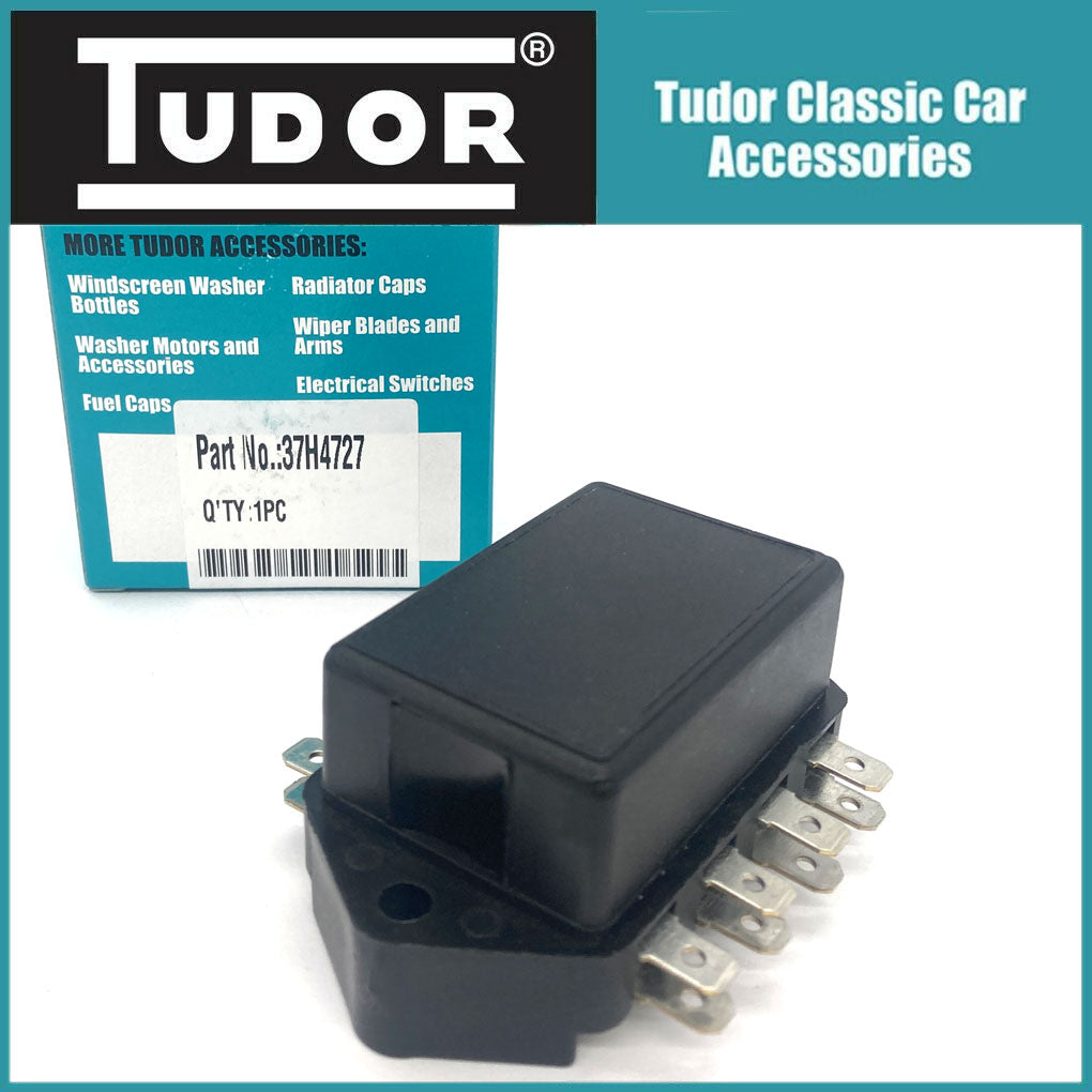 MGB, MGB GT, MGC, Roadster- 4-Line Fuse Box with Lid - 37H4727