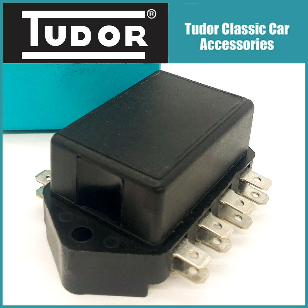 MGB, MGB GT, MGC, Roadster- 4-Line Fuse Box with Lid - 37H4727