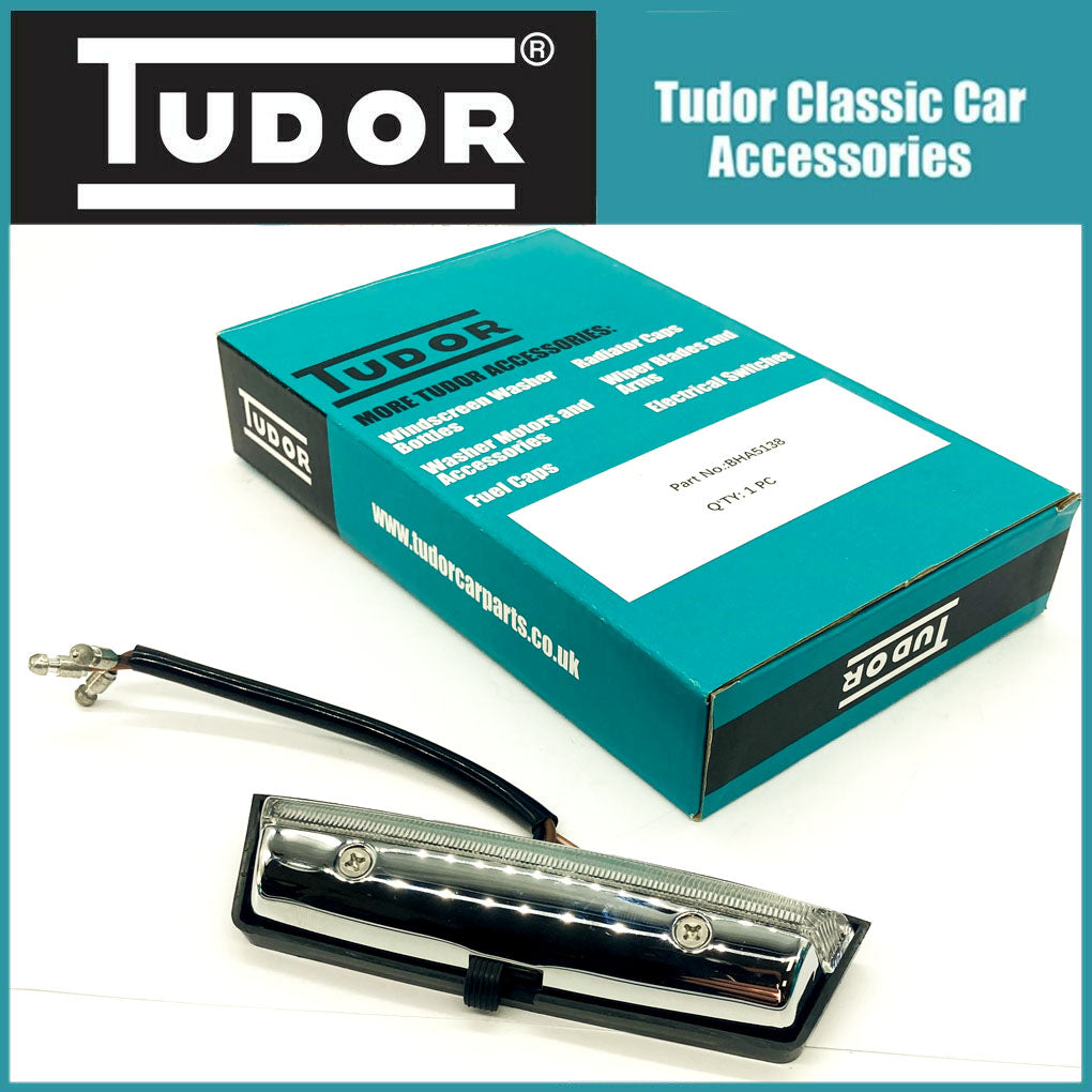 BHA5138 Interior Lamp Light On / Off Switch - Classic Car Chrome