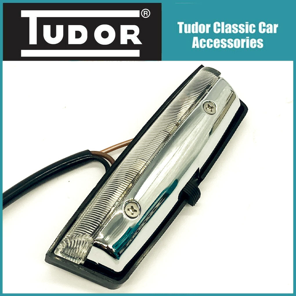 BHA5138 Interior Lamp Light On / Off Switch - Classic Car Chrome