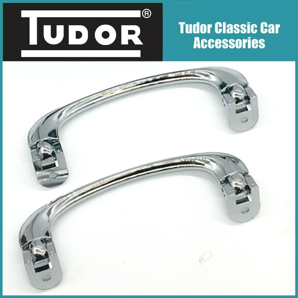 Pair Tudor Chrome Interior Door Pull Handles 650306 LWH106