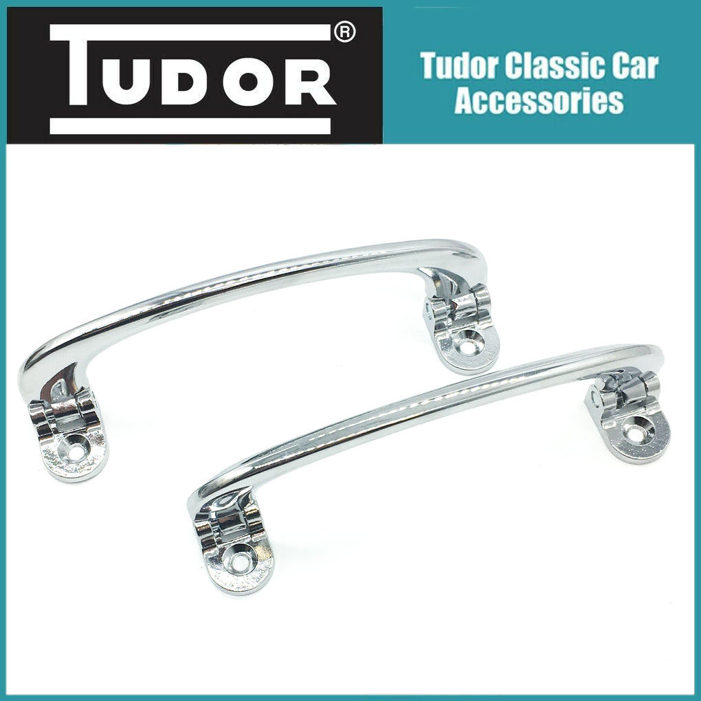 Pair Tudor Chrome Interior Door Pull Handles 650306 LWH106