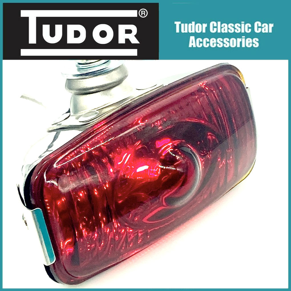 Rear Fog Light Lamp 12v Glass Lens Stainless Steel Body Universal