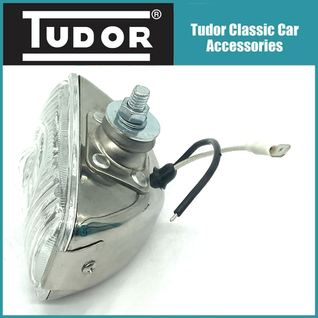 Classic Car Reverse lamp Light 12v Glass lens with Stainless Steel body