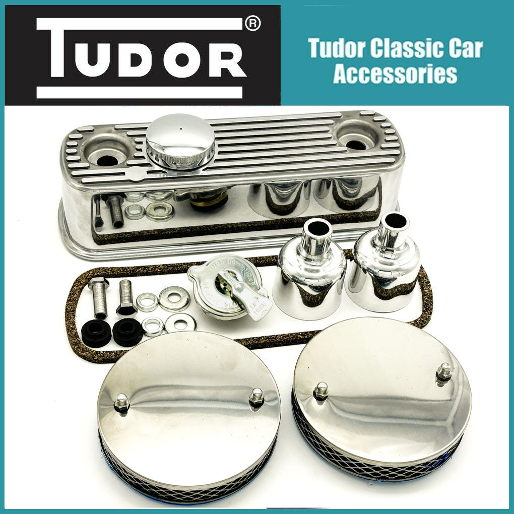 MGB Engine Dress Up Kit Rocker Cover, Air Filter, Dashpot, Rad Cap