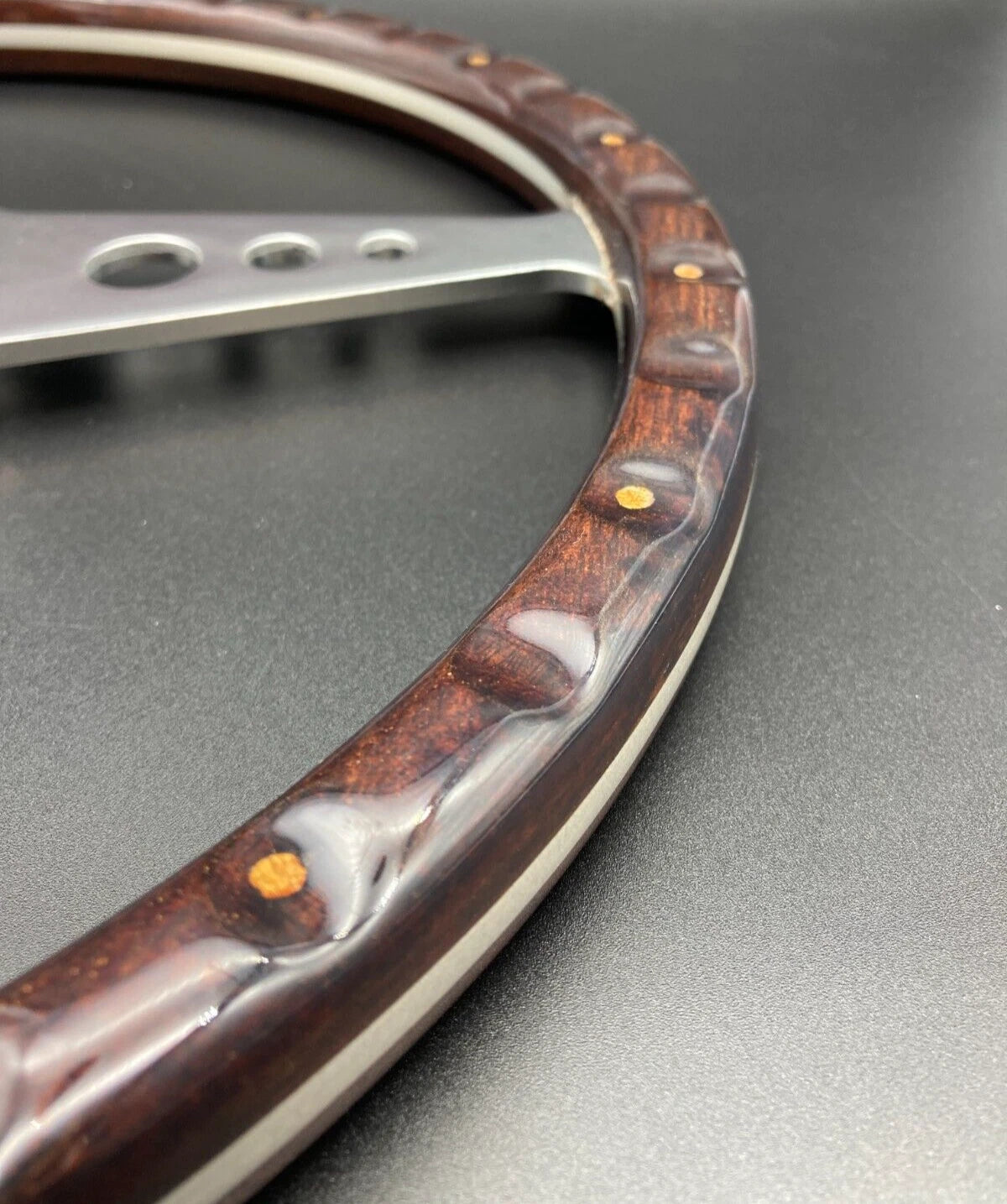astrali Monza 14 Inch Classic wood Steering wheel