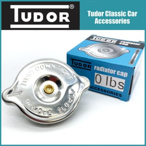 Polished Stainless Steel Radiator Non Pressured Radiator Expansion Cap 0lbs
