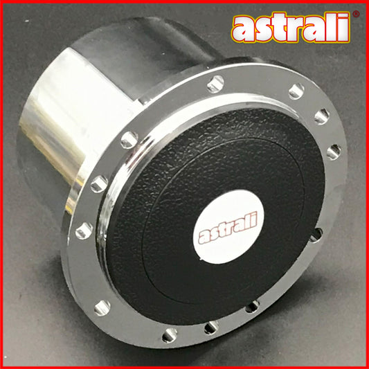Astrali Steering Wheel Boss Chrome 9 or 6 Hole Fits Classic Mini All Years