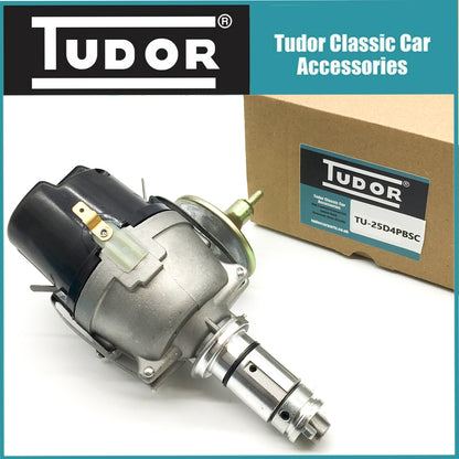 Tudor 25D4 Traditional Lucas Style Points Distributor with Brass cap