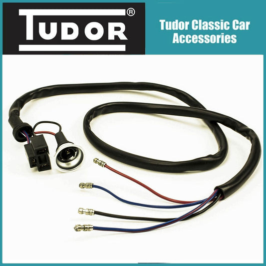 H4 headlamp loom for sealed beam / halogen lamps with sidelight - BAU2111