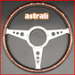 astrali Monza 14 Inch Classic wood Steering wheel