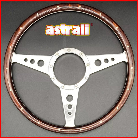 astrali Monza 14 Inch Classic wood Steering wheel