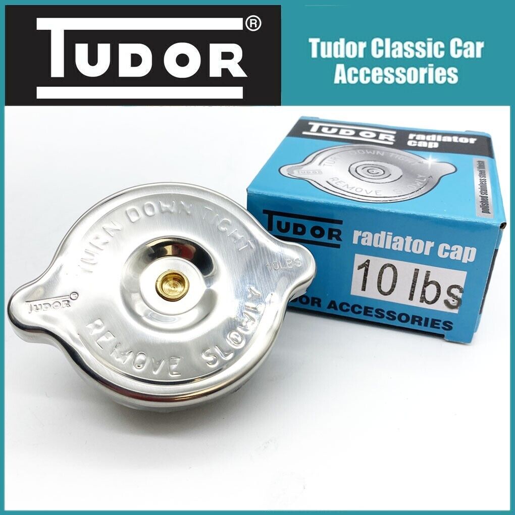 Polished Stainless Steel Radiator Pressure Cap 10lbs – Tudor Car Parts