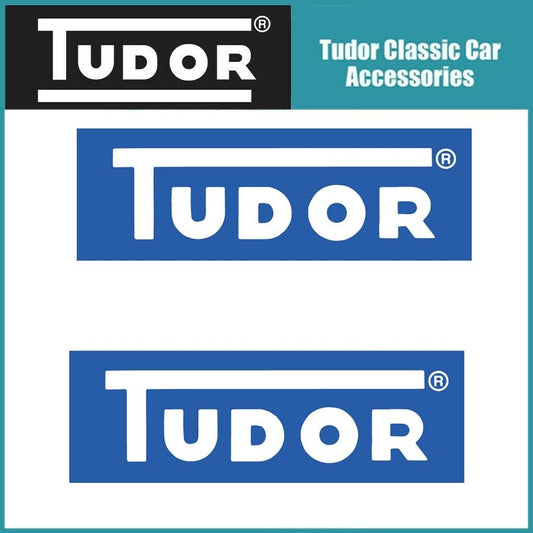 Tudor Logo Sticker Decal x2